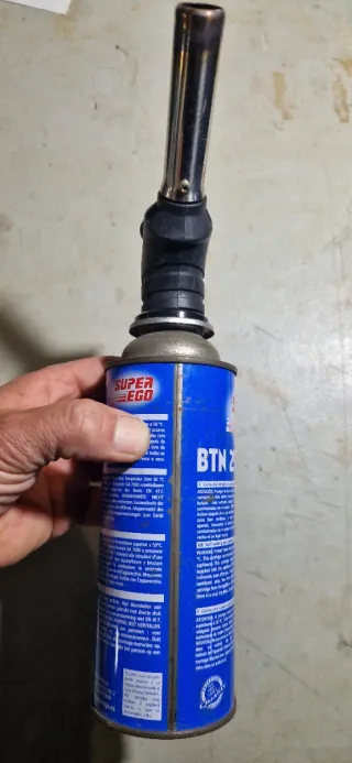 Soplete SUPER EGO con llama azul incluye cartucho