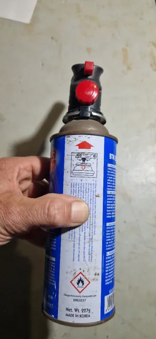 Soplete SUPER EGO con llama azul incluye cartucho