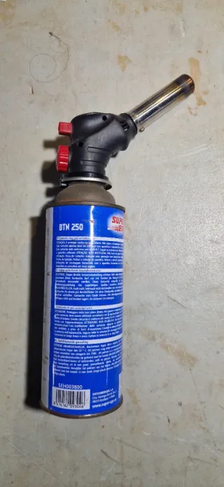 Soplete SUPER EGO con llama azul incluye cartucho