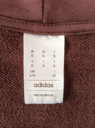 Chaqueta Adidas Morada con Cremallera