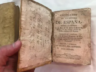 Libro antiguo siglo XVIII