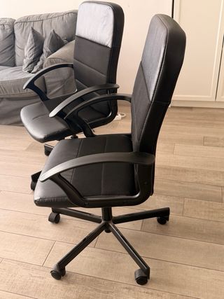 Silla de oficina IKEA RENBERGET Negra