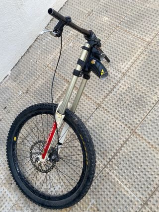 Horquilla Descenso Bicicleta.