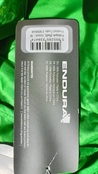 Giacca antivento Endura compatta taglia m