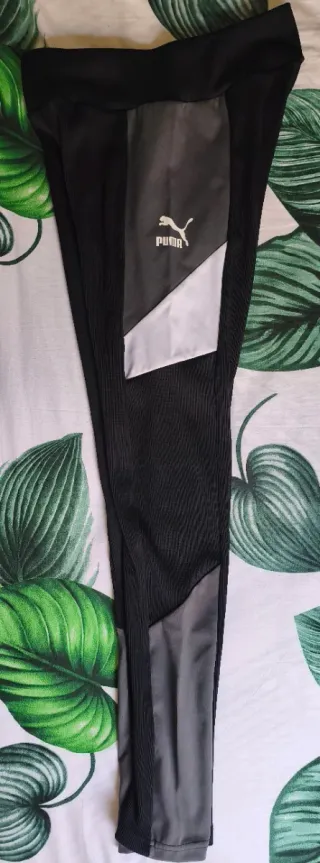 Mallas Puma Negro y Gris