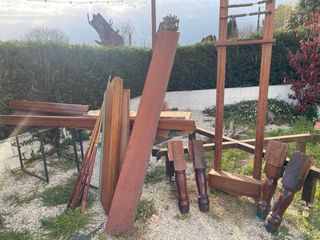 Mesa de billar de carambola antigua