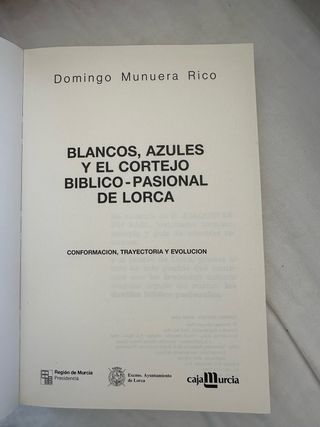 Libro Blancos, Azules y el Cortejo Bíblico