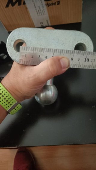 Bola de remolque 2 tornillos