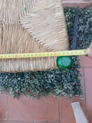 Silla de Enea Verde y Beige
