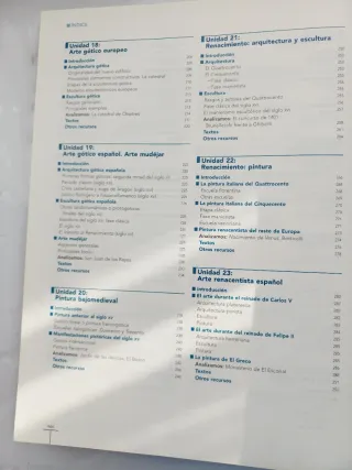Historia del Arte - Bachillerato