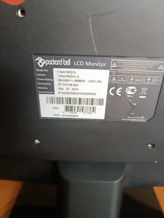 Monitor LCD Packard Bell Viseo190DXL 19"