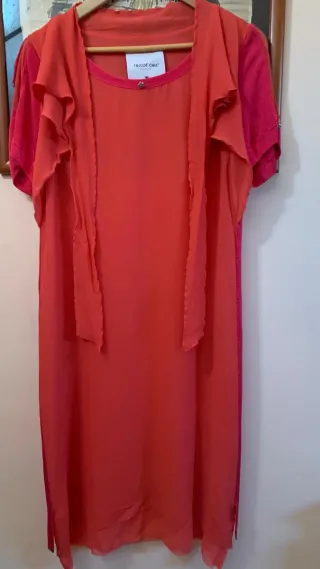 Tricot Chic Vestito Rosso Taglia 48