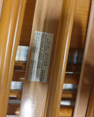 Cuna madera maciza Micuna 130x65 con ruedas
