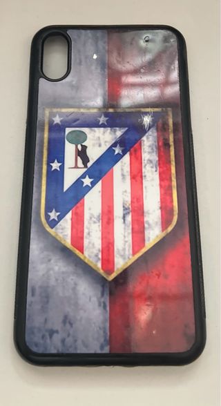 Custodia iPhone XS Max con stemma dell'Atletico Madrid