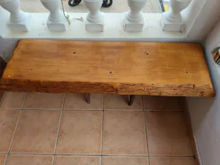Tabla de madera para banco 125x36cm