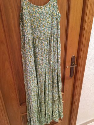 Vestido largo floral de verano