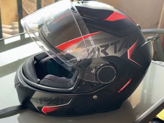 Casco Shark Spartan Negro/Rojo