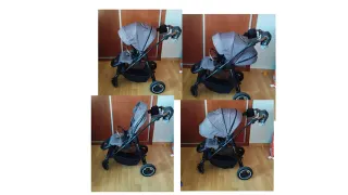 Silla de paseo Kinderkraft gris