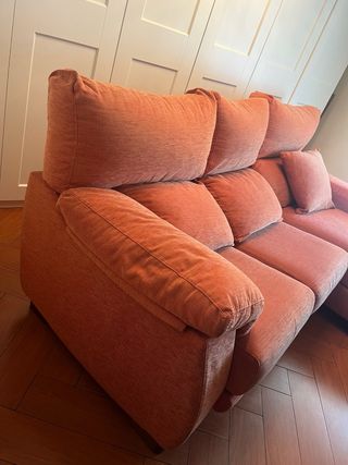 Sofá Chaiselongue Pedro Ortiz 217x160 Naranja