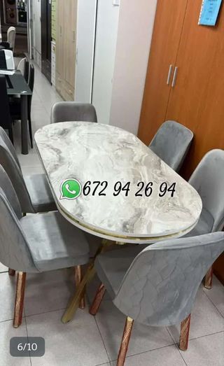 OFERTA Mesa turka con 6 sillas