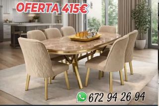 OFERTA Mesa turquia con 6 sillas