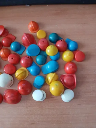 Lote de  gorros Playmobil antiguos