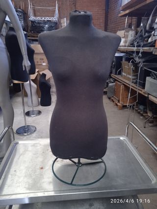 Busto maniquí con pie sobremesa