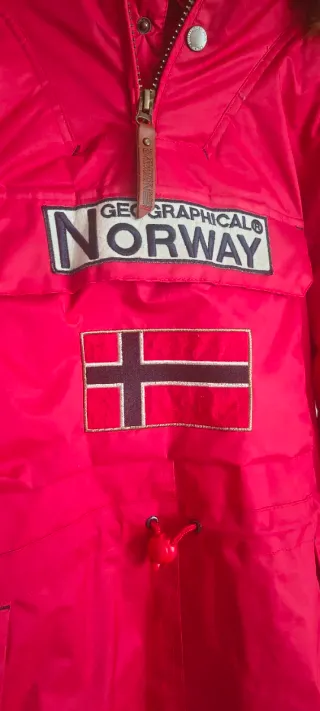 Cazadora Geographical Norway Roja Talla L