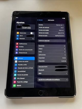 iPad Air 2 16GB Plata
