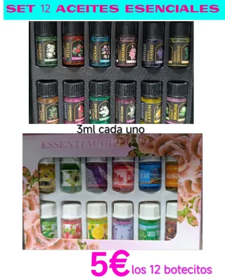 Set 12 Aceites Esenciales 3ml