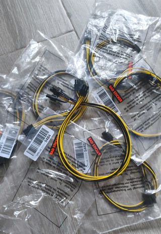 6 Cable alimentacion PCI 6+2 pines tarjeta gráfica