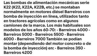 Bomba Mecánica Bosch MTU EFP/K22B