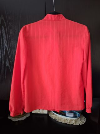 camicia rossa vintage