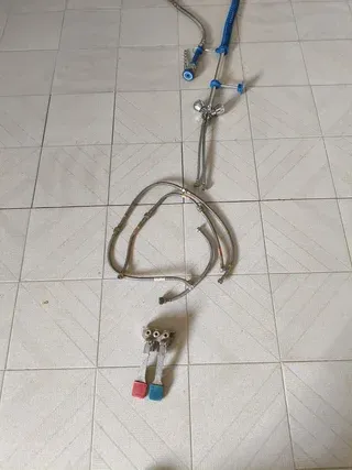 Fregadero industrial inoxidable con grifo