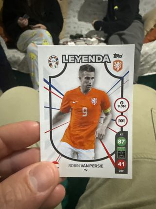 Cromo Leyenda Robin Van Persie Topps