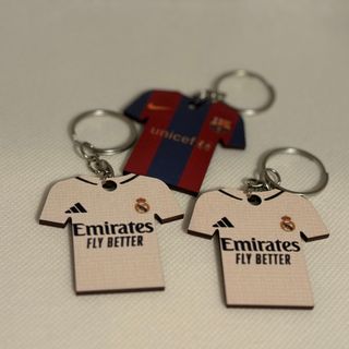 Llavero Fútbol Personalizado con Nombre y numero