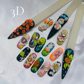 Uñas, maquina de coser y peinados