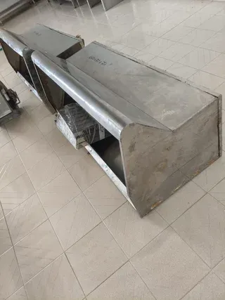 Campana extractora industrial completa