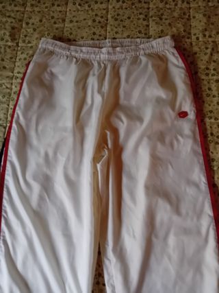 Pantalón Nike Vintage Blanco Rojo Y2K