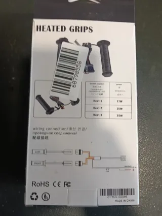Puños Calefactables Moto 12V 22mm