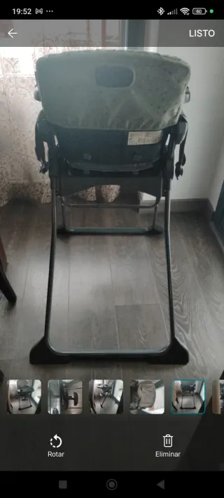 Trona Kinderkraft Foldee Verde