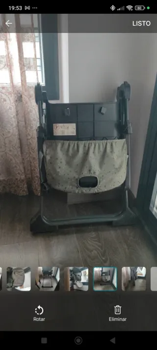 Trona Kinderkraft Foldee Verde