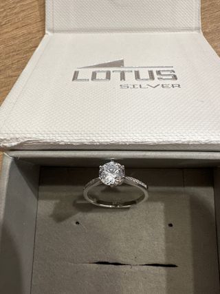 Anillo Lotus Silver Talla 16