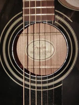 Guitarra Fender CD60CE Negra