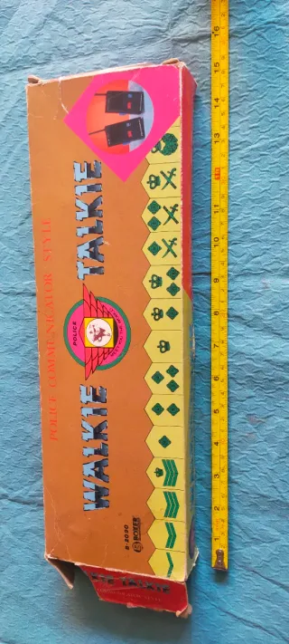 Walkie Talkie Estilo Policía Retro