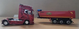 Maqueta DAF XG+ Bañera MEILLER 1:43