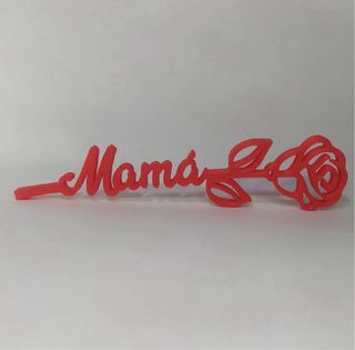 Decoración Día de la Madre Rosa Roja