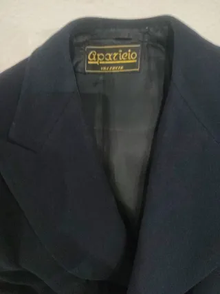 Abrigo azul marino