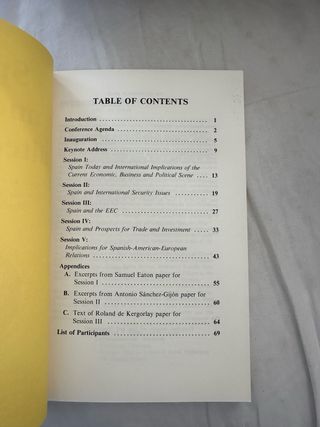 Libro Histórico: Spain and the United States 1983