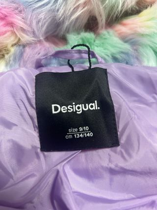 Abrigo Desigual Multicolor Talla 9-10